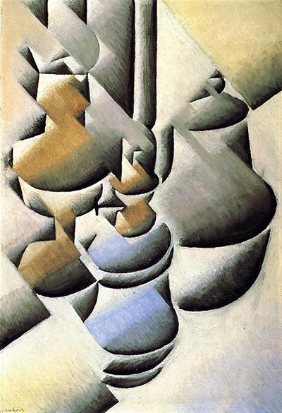 Still Life with Oil Lamp Juan Gris